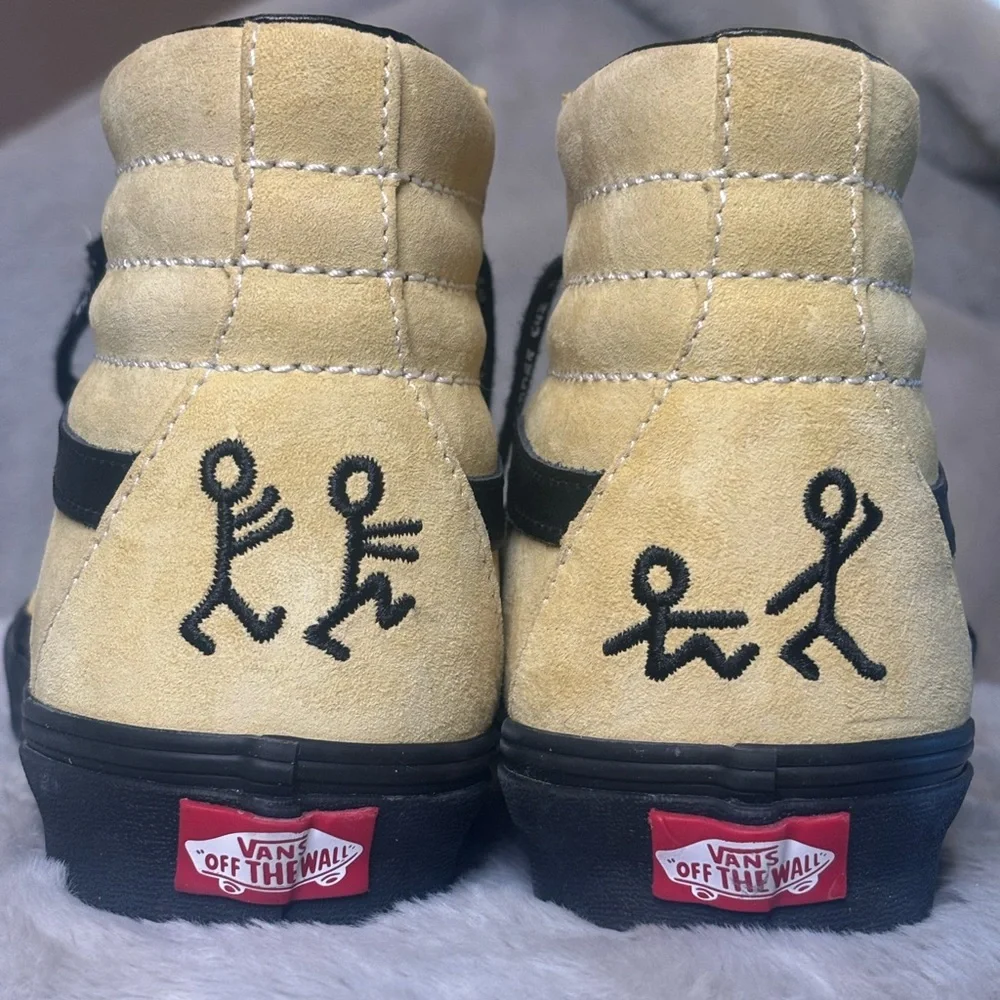Vans X A Tribe Called Quest Sk8-Hi Mellow Yellow Bonita Applebum Sneakers - Picture 3 of 3